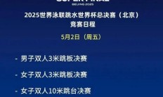 开云:全红婵2025北京跳水世界杯总决赛赛程时间 女子10米跳台比赛时间